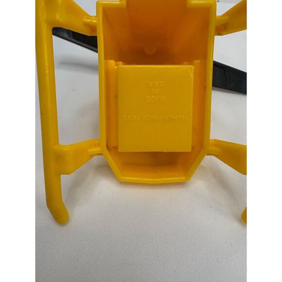 Vintage Fisher-Price Little People Yellow Helicopter - Picture 3 of 4